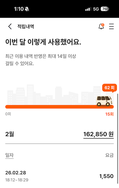 26년 2월 적립내역