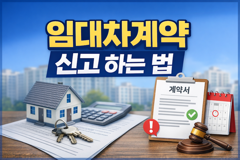 임대차 계약 신고하는 법