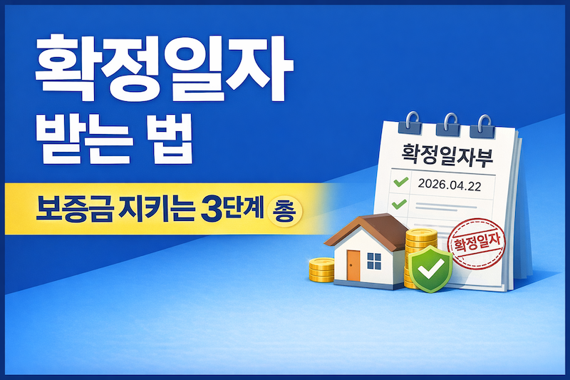 확정일자 받는 법